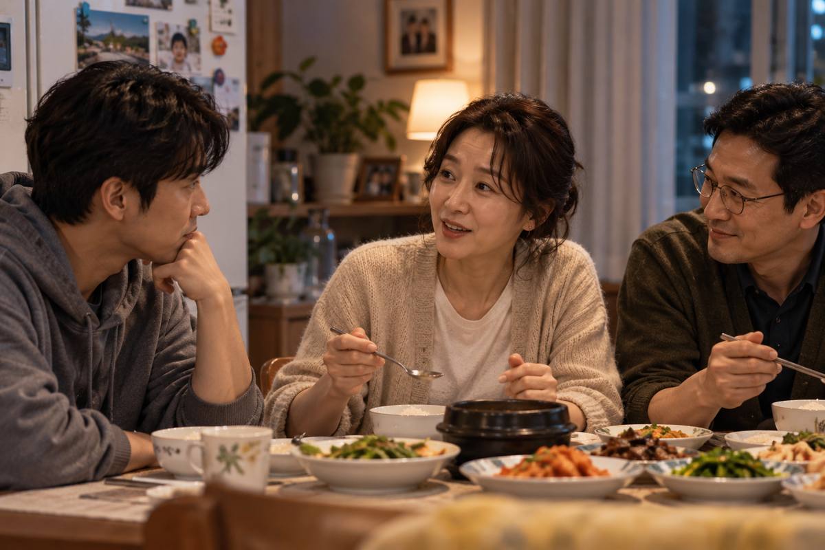 소설 삼춘 7화 과거 누나와 매형의 집에서 중원이 박정호 연구원에 대한 이야기를 처음 듣는 회상 장면