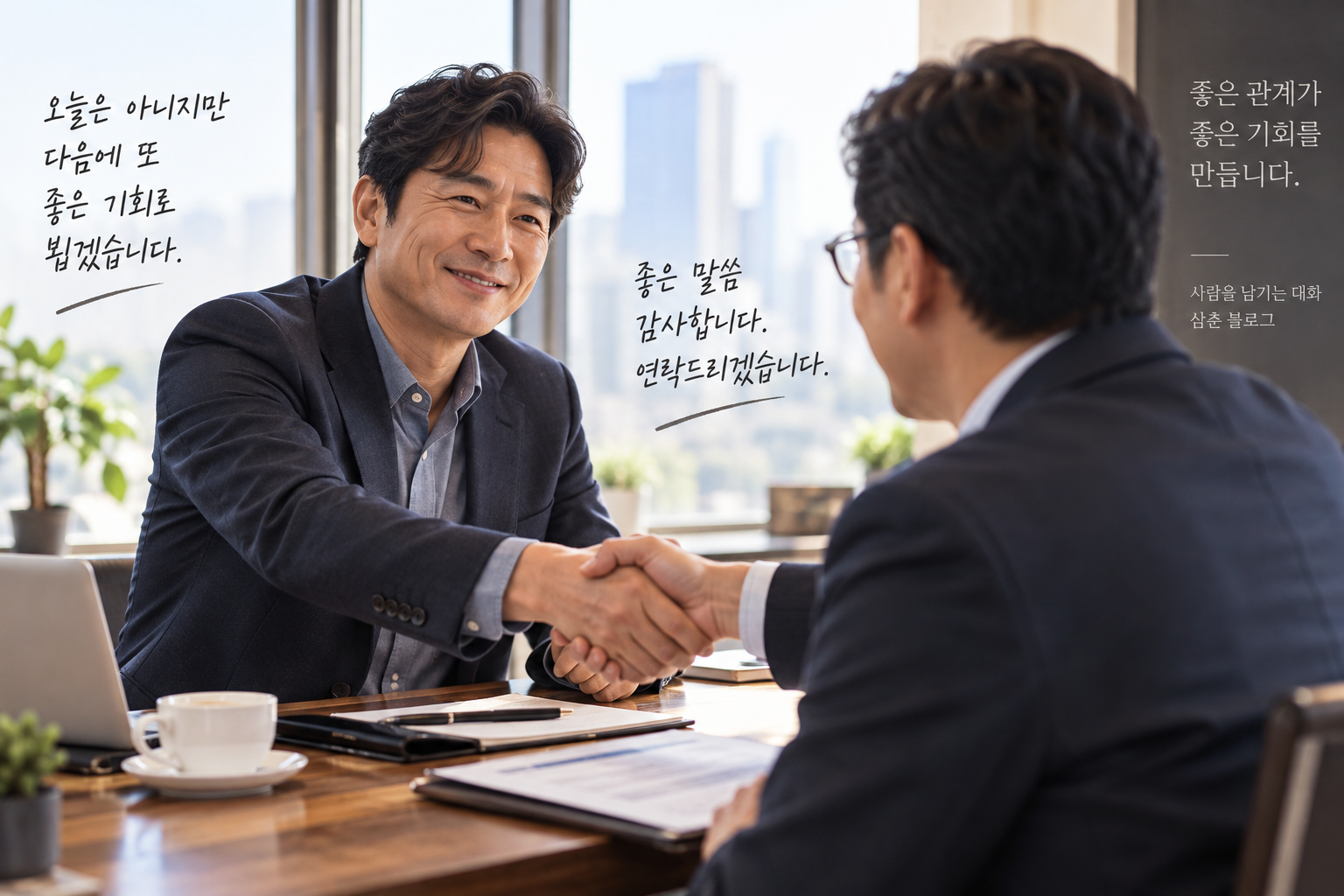 사회생활을 돌아보며 말의 의미와 인간관계를 생각하는 삼춘