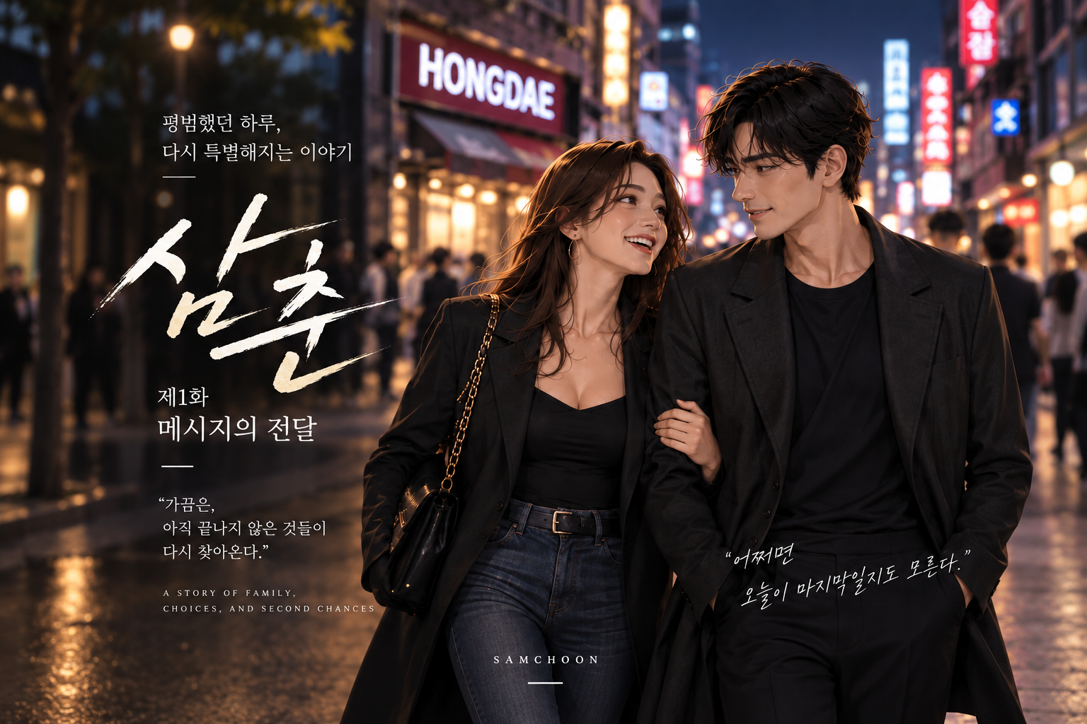 연재소설 삼춘 1화 메시지의 전달 홍대에서 다시 만난 중원과 소울메이트